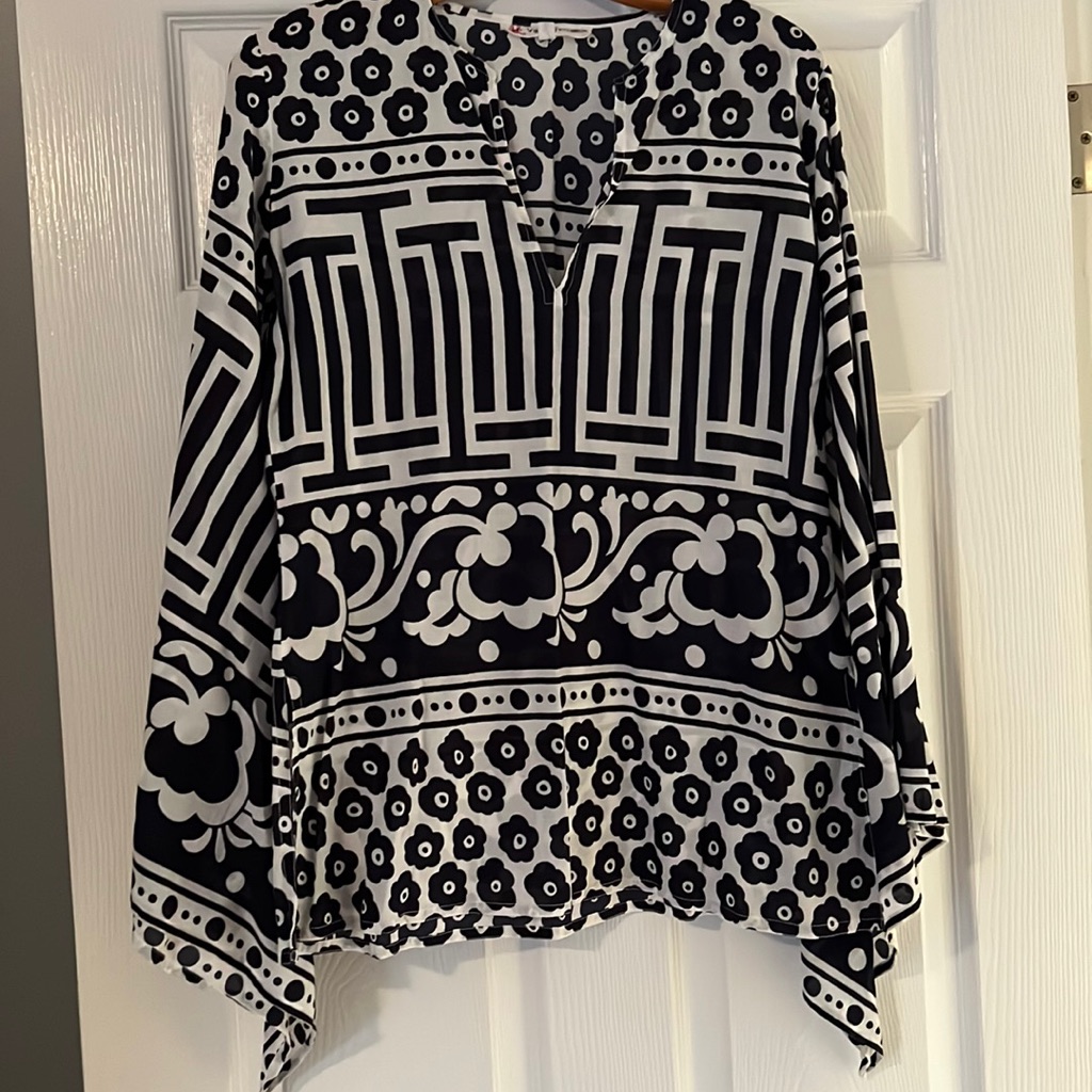 Virginia Witbeck From Calypso Print Shirt